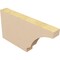 Ekena Millwork 2in. W x 8in. H x 16in. L Moab Woodgrain TimberThane Rafter Tail, Primed Tan RFTUR02X08X16MOARCPR - alternate 3